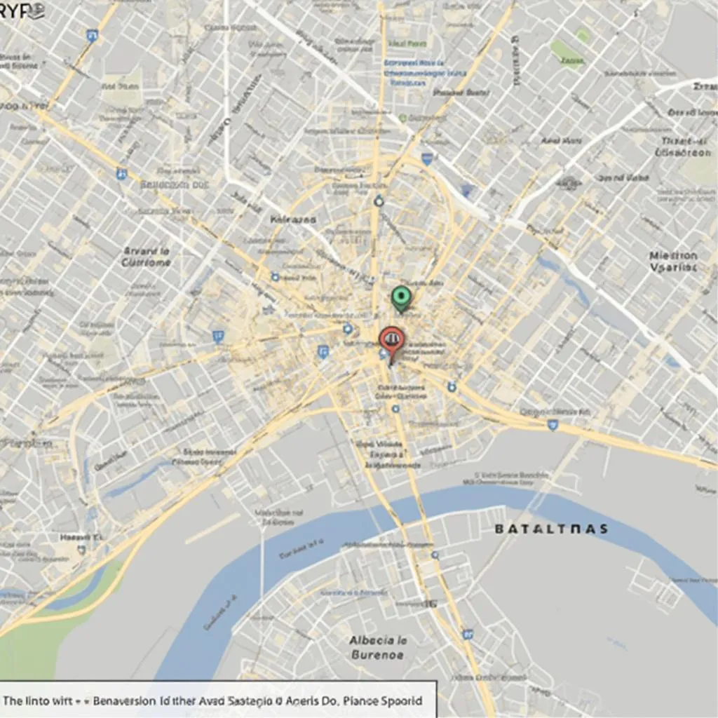 Mapa de ubicación de oficinas centrales YPF